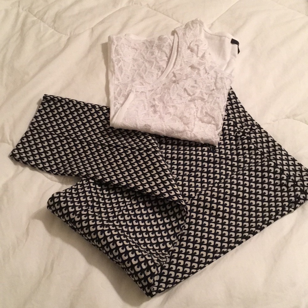 Gap slim cropped pants